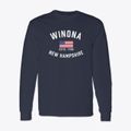 Winona New Hampshire Patriot Classic Long Sleeve T-Shirt additional view 1