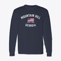 Mountain Hill Georgia Patriot Classic Long Sleeve T-Shirt additional view 1