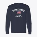 Notre Dame Maine Patriot Classic Long Sleeve T-Shirt additional view 1