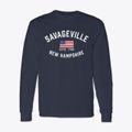 Savageville New Hampshire Patriot Classic Long Sleeve T-Shirt additional view 1