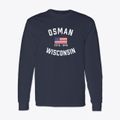 Osman Wisconsin Patriot Classic Long Sleeve T-Shirt additional view 1