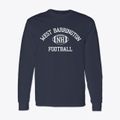 West Barrington New Hampshire Football Classic Long Sleeve T-Shirt additional view 1