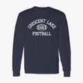 Crescent Lake New Hampshire Football Classic Long Sleeve T-Shirt additional view 1