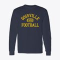 Gossville New Hampshire Football Classic Long Sleeve T-Shirt additional view 1