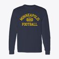 Minneapolis Minnesota Football Classic Long Sleeve T-Shirt additional view 1