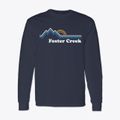 Foster Creek North Carolina Mountain View Classic Long Sleeve T-Shirt additional view 1
