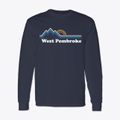 West Pembroke Maine Mountain View Classic Long Sleeve T-Shirt additional view 1