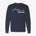 Emerald Pennsylvania Mountain View Classic Long Sleeve T-Shirt additional product view 1