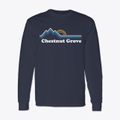 Chestnut Grove North Carolina Mountain View Classic Long Sleeve T-Shirt additional view 1