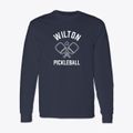 Wilton Connecticut Pickleball Classic Long Sleeve T-Shirt additional product view 1