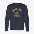 Moss Lake Louisiana Pickleball Classic Long Sleeve T-Shirt additional view 1