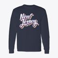 New Jersey Retro Candy Vibes Classic Long Sleeve T-Shirt additional view 1