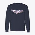 Virginia Retro Candy Vibes Classic Long Sleeve T-Shirt additional view 1