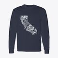California Mandala Classic Long Sleeve T-Shirt additional view 1