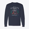 Always Exploring Never Lost Classic Long Sleeve T-Shirt additional view 1