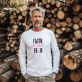 Faith Over Fear Classic Long Sleeve T-Shirt additional view 2