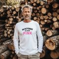 In October We Wear Pink Classic Long Sleeve T-Shirt additional view 2