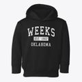 Weeks Oklahoma Classic Established Toddler Hoodie additional product view 1