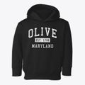 Olive Maryland Classic Established Toddler Hoodie additional view 1