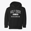 Wolf Creek Wisconsin Classic Established Toddler Hoodie additional view 1