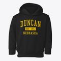 Duncan Nebraska Classic Established Toddler Hoodie additional view 1