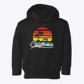 Chino California Palm Tree Sunset Toddler Hoodie additional view 1