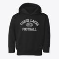 Three Lakes High School Classic Football Toddler Hoodie additional view 1