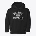 Saint Rita School Classic Football Toddler Hoodie additional view 1