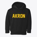 Akron Ohio Classic Block Toddler Hoodie additional view 1
