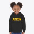 Akron Ohio Classic Block Toddler Hoodie additional view 2