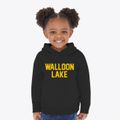 Walloon Lake Michigan Classic Block Toddler Hoodie additional view 2