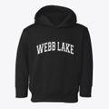 Webb Lake Wisconsin Varsity Toddler Hoodie additional view 1