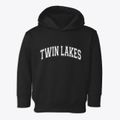Twin Lakes Minnesota Varsity Toddler Hoodie additional view 1