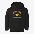 Owasso Oklahoma Star Toddler Hoodie additional view 1
