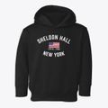 Sheldon Hall New York Patriot Toddler Hoodie additional view 1