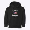 Craig Kansas Patriot Toddler Hoodie additional view 1