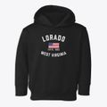 Lorado West Virginia Patriot Toddler Hoodie additional view 1