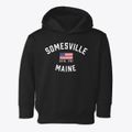 Somesville Maine Patriot Toddler Hoodie additional view 1