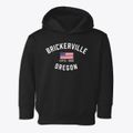 Brickerville Oregon Patriot Toddler Hoodie additional view 1