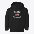 Mahan West Virginia Patriot Toddler Hoodie additional view 1