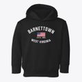 Barnettown West Virginia Patriot Toddler Hoodie additional view 1
