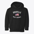 Odaville West Virginia Patriot Toddler Hoodie additional view 1