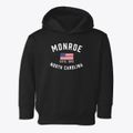 Monroe North Carolina Patriot Toddler Hoodie additional view 1