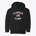 Illiopolis Illinois Patriot Toddler Hoodie additional view 1