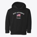 West Alto Bonito Texas Patriot Toddler Hoodie additional view 1