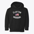 Clayton Missouri Patriot Toddler Hoodie additional view 1