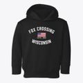 Fox Crossing Wisconsin Patriot Toddler Hoodie additional view 1