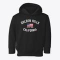 Golden Hills California Patriot Toddler Hoodie additional view 1