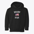 Sharp Utah Patriot Toddler Hoodie additional product view 1