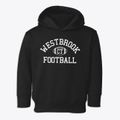 Westbrook Connecticut Football Toddler Hoodie additional view 1